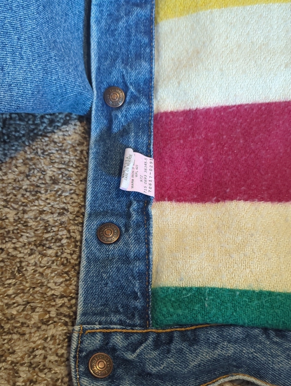 Vintage Levi's Reversible Denim Jacket - Picture 5 of 6